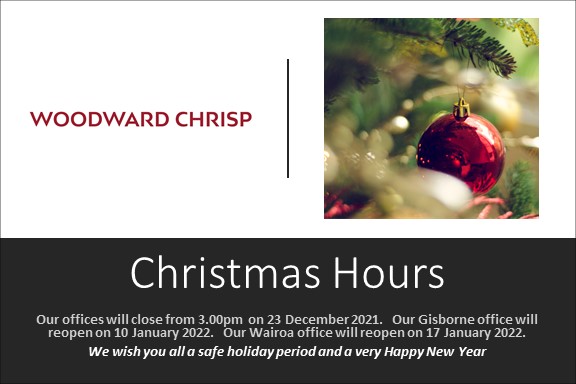 Christmas Hours