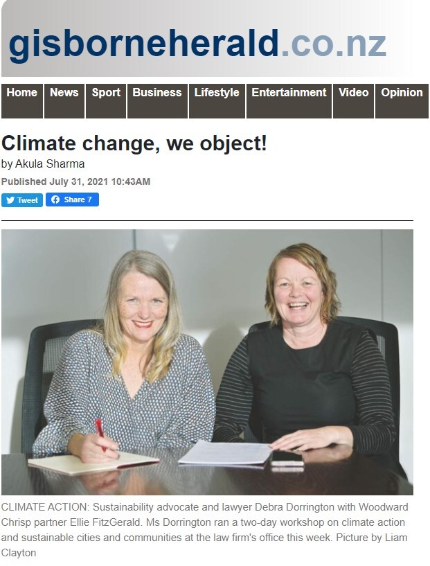 Climate change, we object!